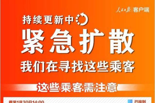 紧急扩散！这235个车次 航班发现患者 急寻同行人！