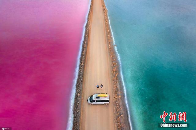 澳大利亚糖果系粉色湖 少女心满分