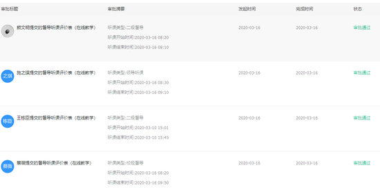 督导听课评价实时反馈