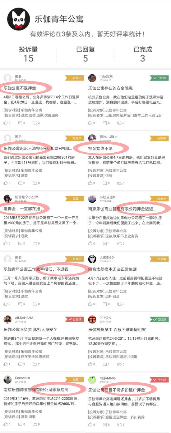 【消费警示】乐伽青年公寓遭“集体控诉”：押金啥时退？