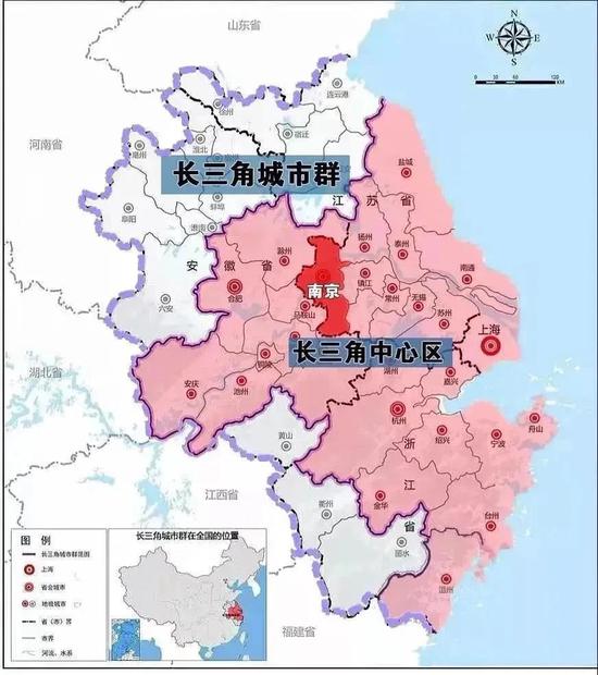 长三角城市群，市发改委供图