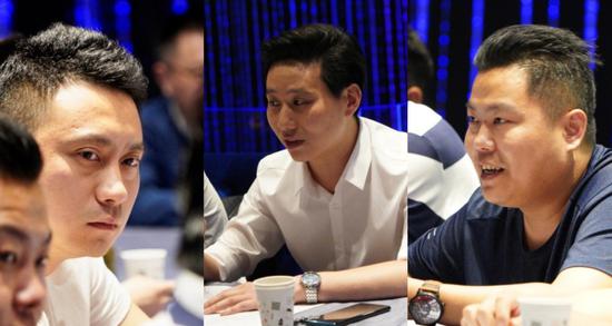 从左至右:导演秦凯、制片人石秀坤、编剧贾夕