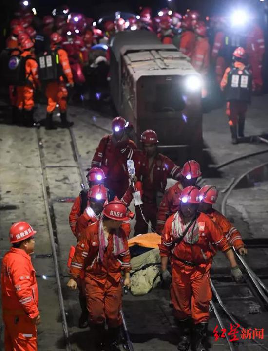 杉木树煤矿 &quot;12 · 14&quot; 水害事故中，13 人成功脱险，5 人遇难。（图据四川省应急管理厅）