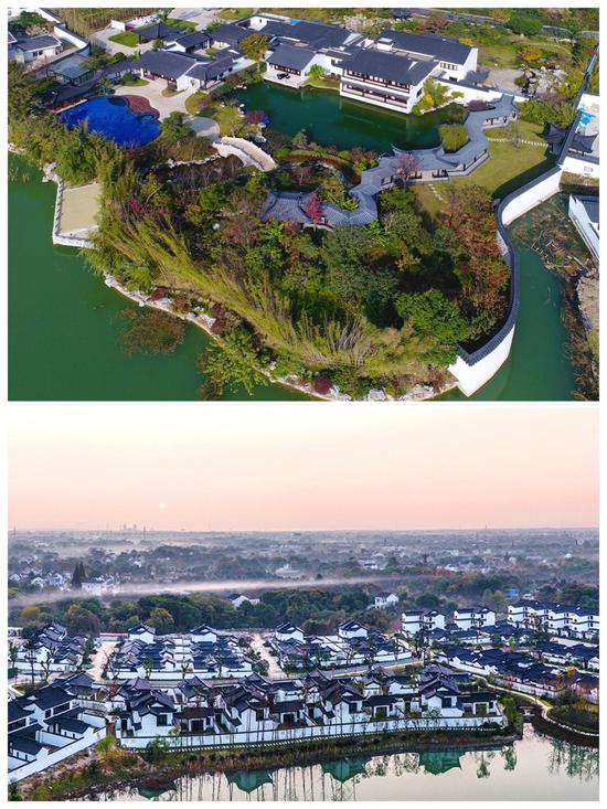(上)吴建伟 (下)《远处氤氲近是景》 王学东