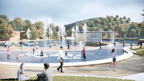  （嬉水池效果图）