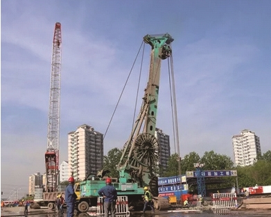 7号线建设现场。
