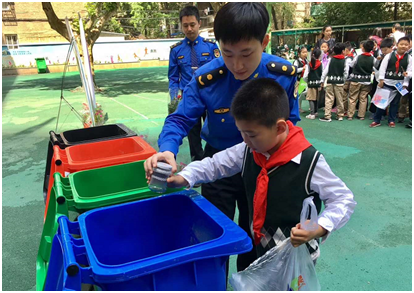 鼓楼城管进校园爱心宣讲 多措并举助力南京垃