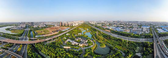 常州高新区鸟瞰图