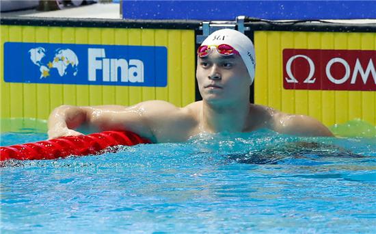 世锦赛800米自由泳第六 孙杨：这是我最放松的一天