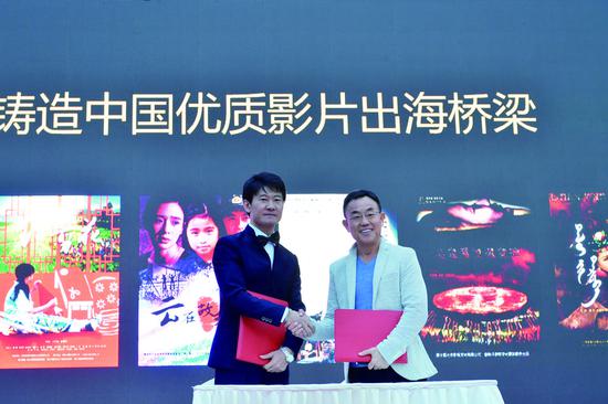7日,第十四届中国长春电影节项目发布系列活动之“新一代影视人圆梦传承”计划发布会在长影举行。 苑激刚 摄