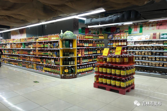 新玛特超市粮油销售区（摄于5月13日）