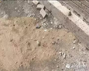 案发现场 沙土掩盖不住血迹