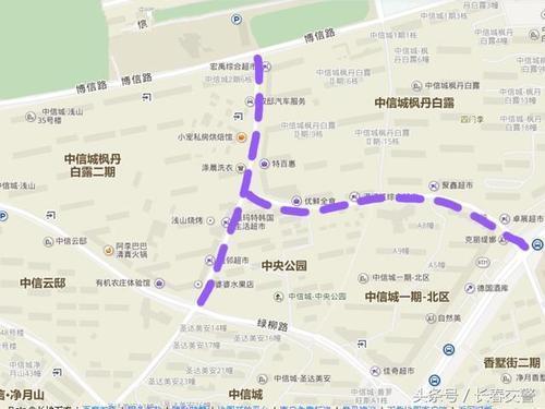 虚线位置为重新施划停车泊位区域