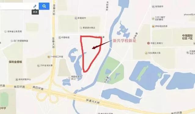 学校位置:河堤路以西,新星宇之洲小区以南