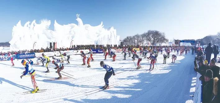 往届中国长春净月潭瓦萨国际滑雪节现场