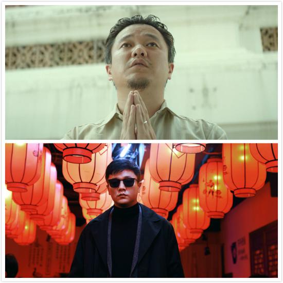 上下分别为《误杀》《人潮汹涌》剧照。