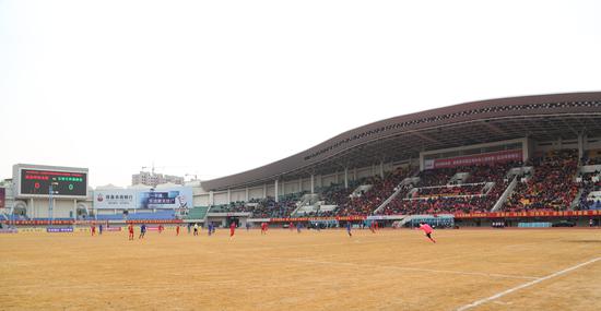 2018中国足球乙级联赛延边珲春北国主场憾平