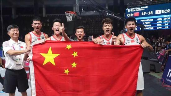 中国3X3男篮夺冠