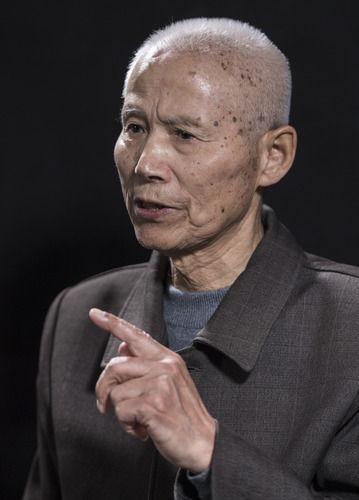 在吉林省通化市,志愿军老战士孙泰镐回忆战争经历(9月29日摄)。