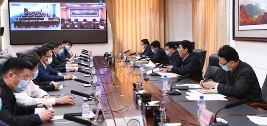 5月10日,吉林省疫情防控工作视频调度会议在吉林市召开