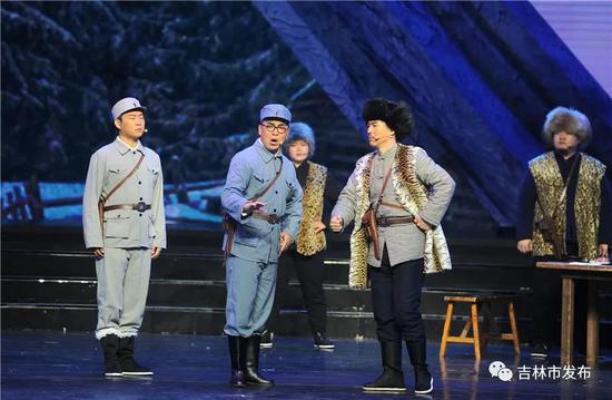 大型现代吉剧《魂系长白》第一幕/将计就计