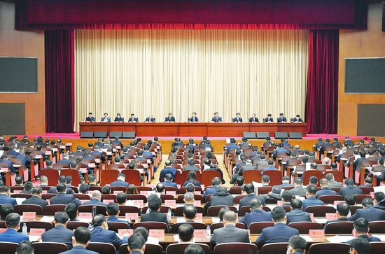 12月20日,吉林省委经济工作会议在长春召开。 本报记者 邹乃硕 摄