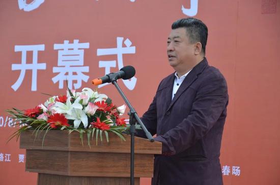 吉林艺术学院油画研究院院长王建国致辞