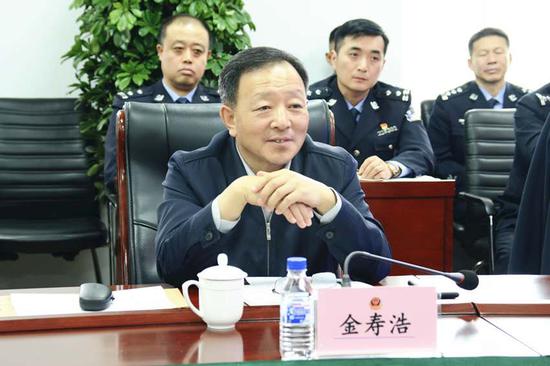 金寿浩到珲春森林公安局调研 指导延边州森林