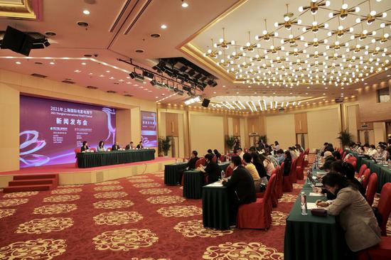 发布会现场。摄影:新京报记者 郑新洽