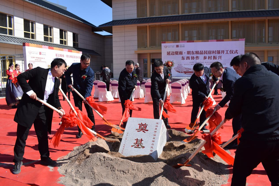 奠基仪式现场