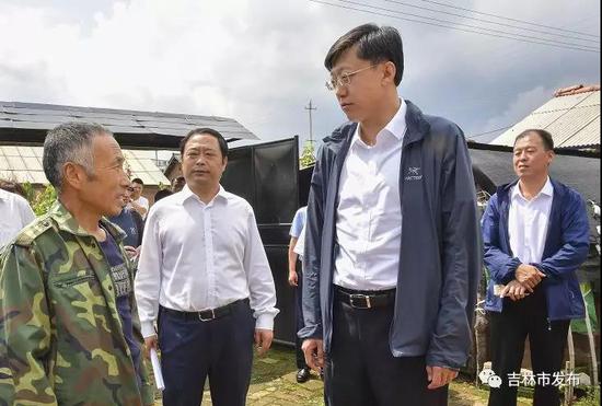 吉林市市长刘非到磐石指导防汛和灾后恢复重建工作