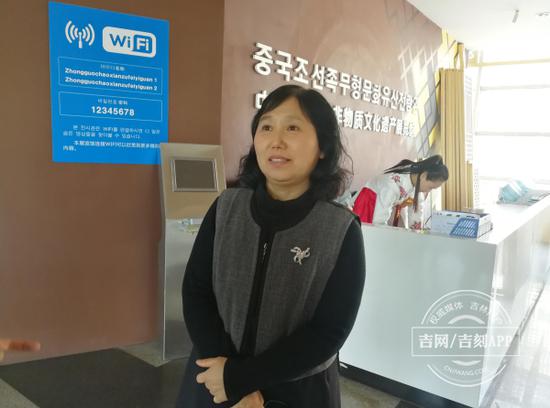 谈起非遗馆,沈莲花满脸喜色