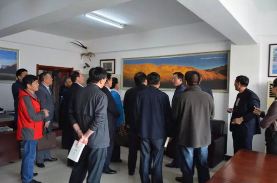 参观吉林省文化援藏援疆促进会