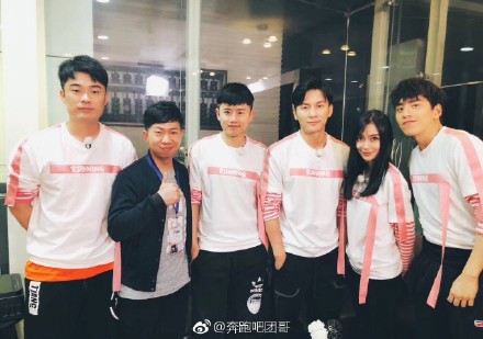 王大陆、张杰录制跑男