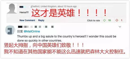 为中国消防员点赞!