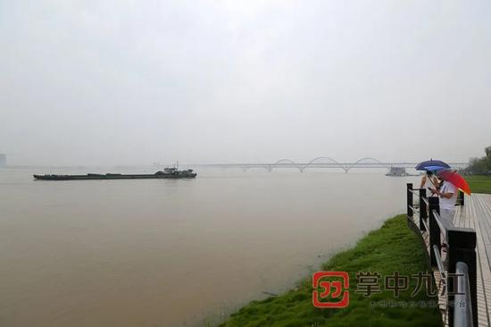 长江九江站水位超警戒