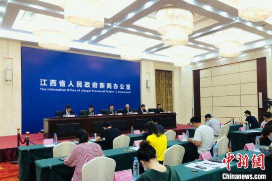 5月10日，江西省2021年“5·12”防灾减灾日活动新闻发布会在南昌举行。　吴鹏泉　摄