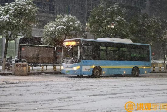 南昌迎来2024年第一场雪！