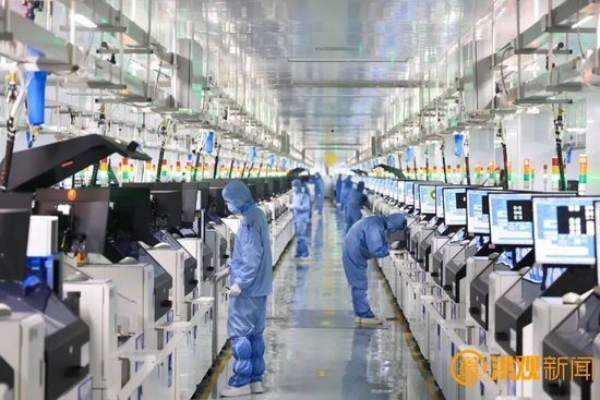 兆驰晶显LED生产线