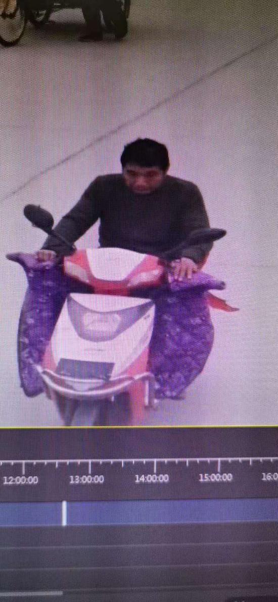 现场监控画面。受访者供图