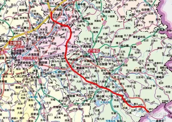 上浦高速路线规划公示来了!途经信州区及广丰