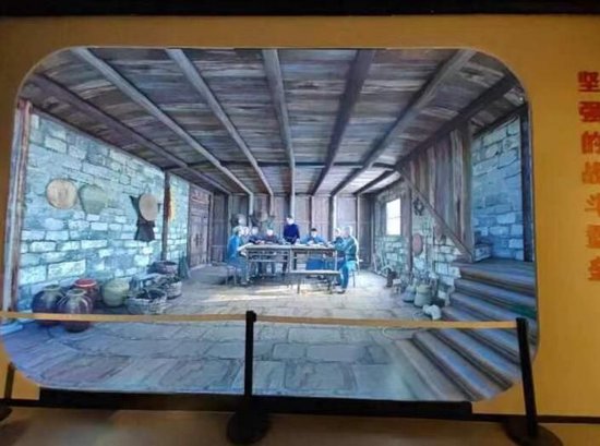 南昌八一起义纪念馆内设置的3D复原动画。 张润琪 摄
