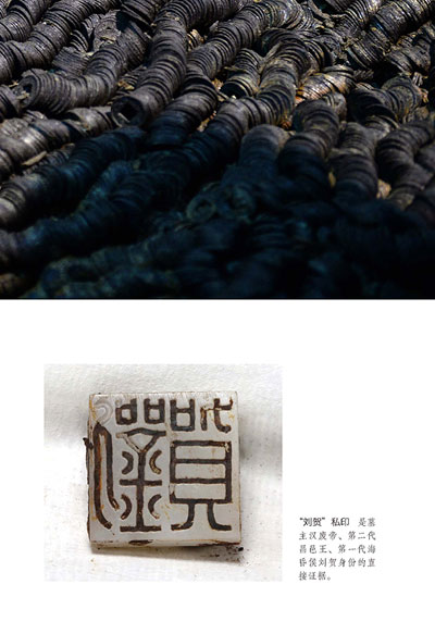 海昏侯墓出土文物——“刘贺”私印,是证明墓主身份的直接证据。