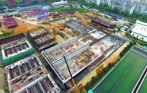 牛行水厂二期净水厂区试送水 首家用共同管沟