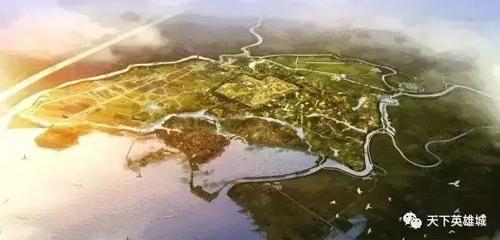 遗址公园周边环境鸟瞰图