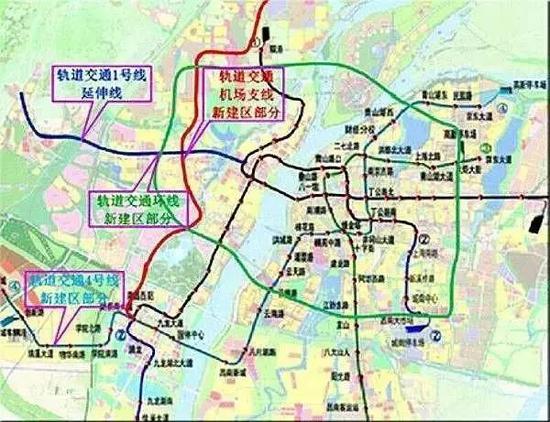 图中绿色路线为地铁5号线