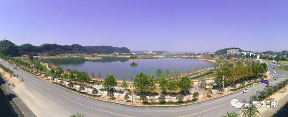 西河水系昌南湖全景(付裕摄)