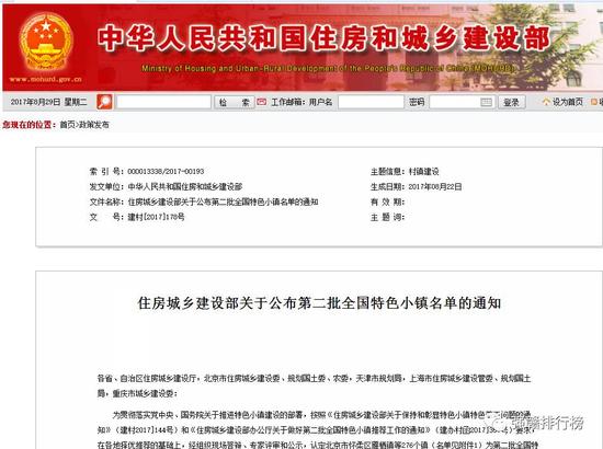 第二批全国特色小镇(江西8个)