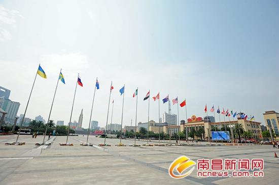 军乐节开幕式舞台搭建已经进入尾声