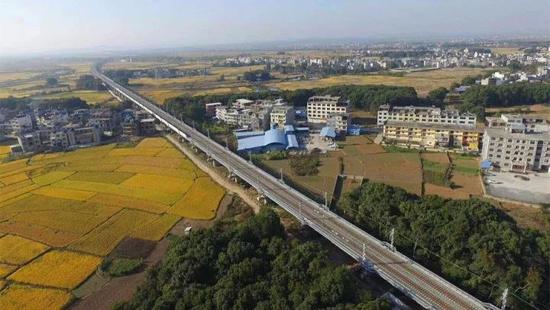 △九景衢铁路重点工程——西河特大桥